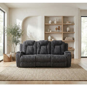 8348DGY-3 Double Reclining Sofa with Cup Holders - 8348DGY-3
