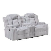 8348GRY*2 2pc Set: Sofa, Love - 8348GRY*2