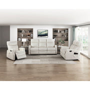 8349BEG-2 Double Reclining Love Seat - 8349BEG-2