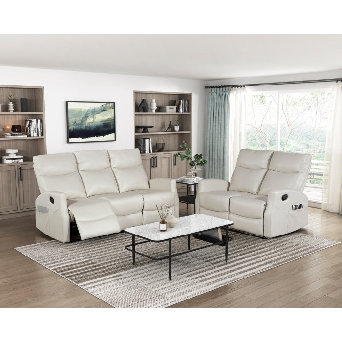 8349BEG-3 Double Reclining Sofa - 8349BEG-3