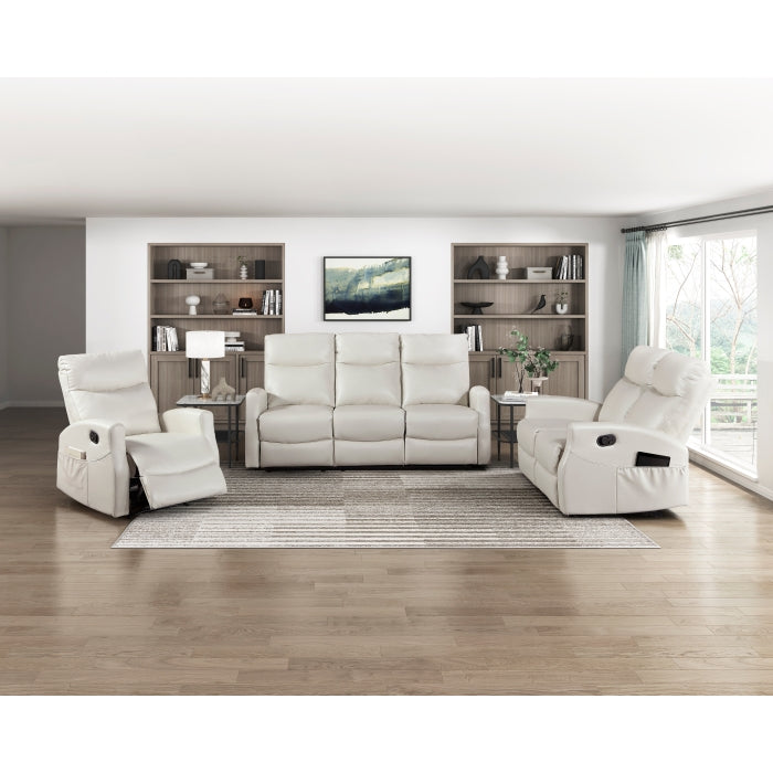 8349BEG-3 Double Reclining Sofa - 8349BEG-3
