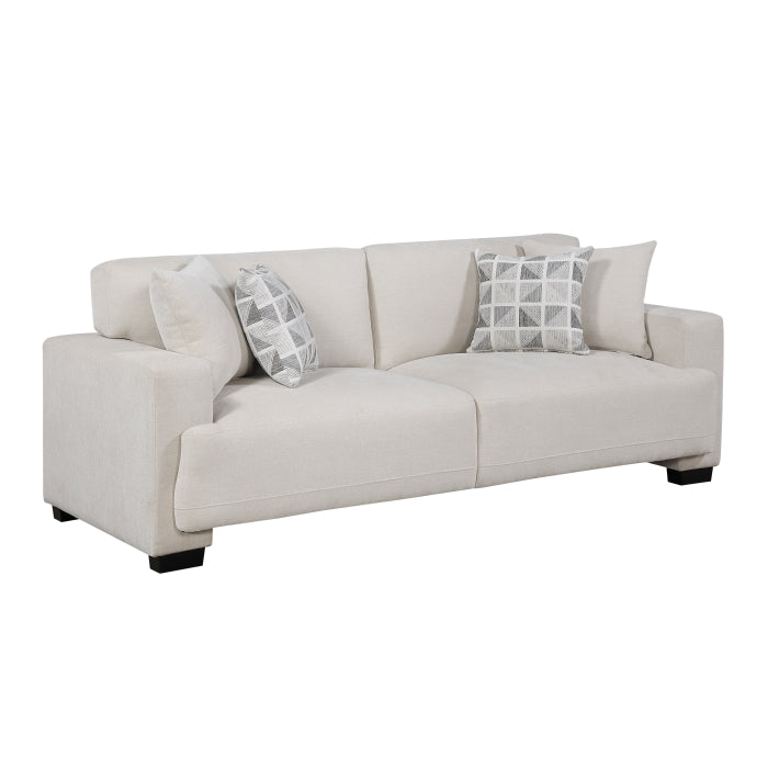 8357BEG*2 2pc Set: Sofa, Love - 8357BEG*2