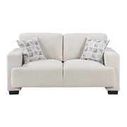 8357BEG*2 2pc Set: Sofa, Love - 8357BEG*2