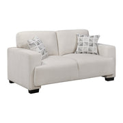 8357BEG*2 2pc Set: Sofa, Love - 8357BEG*2