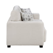 8357BEG*2 2pc Set: Sofa, Love - 8357BEG*2