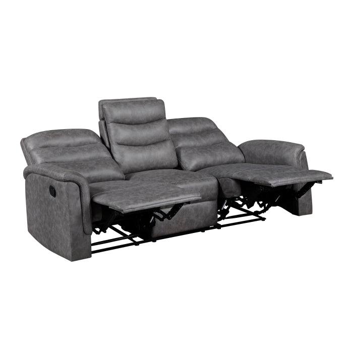 8360GRY*2 2pc Set: Sofa, Love - 8360GRY*2