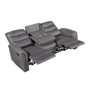 8360GRY*2 2pc Set: Sofa, Love - 8360GRY*2