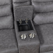 8360GRY*2 2pc Set: Sofa, Love - 8360GRY*2