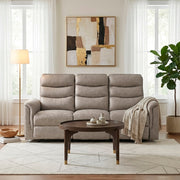 8360TPE-3 Double Reclining Sofa with Drop-down Cup Holders - 8360TPE-3