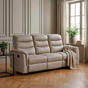 8360TPE-3 Double Reclining Sofa with Drop-down Cup Holders - 8360TPE-3