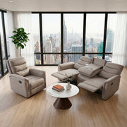 8360TPE-3 Double Reclining Sofa with Drop-down Cup Holders - 8360TPE-3
