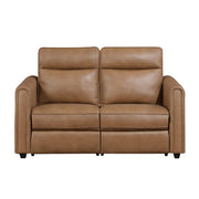 8368BRW*2PWA1 2pc Set: Sofa, Love (Power) - 8368BRW*2PWA1