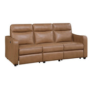 8368BRW*2PWA2 2pc Set: Sofa, Love (Power) - 8368BRW*2PWA2