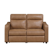 8368BRW*2PWA2 2pc Set: Sofa, Love (Power) - 8368BRW*2PWA2