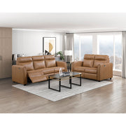 8368BRW-3A1PW* (5)Power Double Reclining Sofa with Rounded Track Arms - 8368BRW-3A1PW*