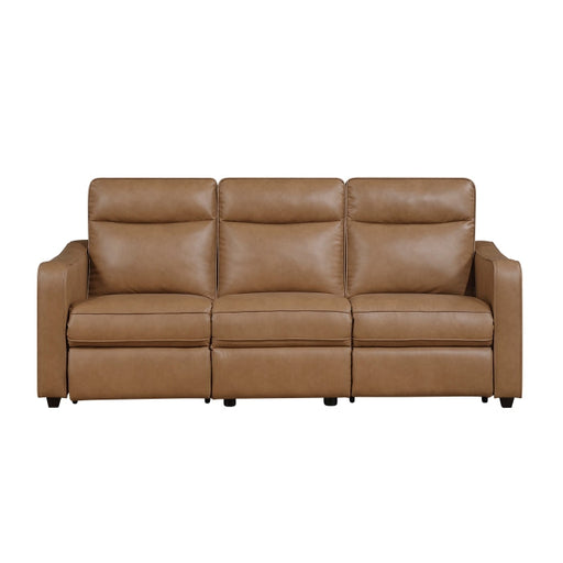 8368BRW-3A2PW* (5)Power Double Reclining Sofa with Curved Track Arms - 8368BRW-3A2PW*