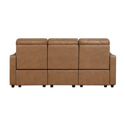 8368BRW-3A2PW* (5)Power Double Reclining Sofa with Curved Track Arms - 8368BRW-3A2PW*
