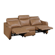 8368BRW-3A2PW* (5)Power Double Reclining Sofa with Curved Track Arms - 8368BRW-3A2PW*