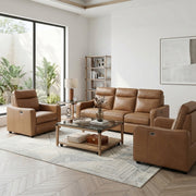 8368BRW-3A2PW* (5)Power Double Reclining Sofa with Curved Track Arms - 8368BRW-3A2PW*