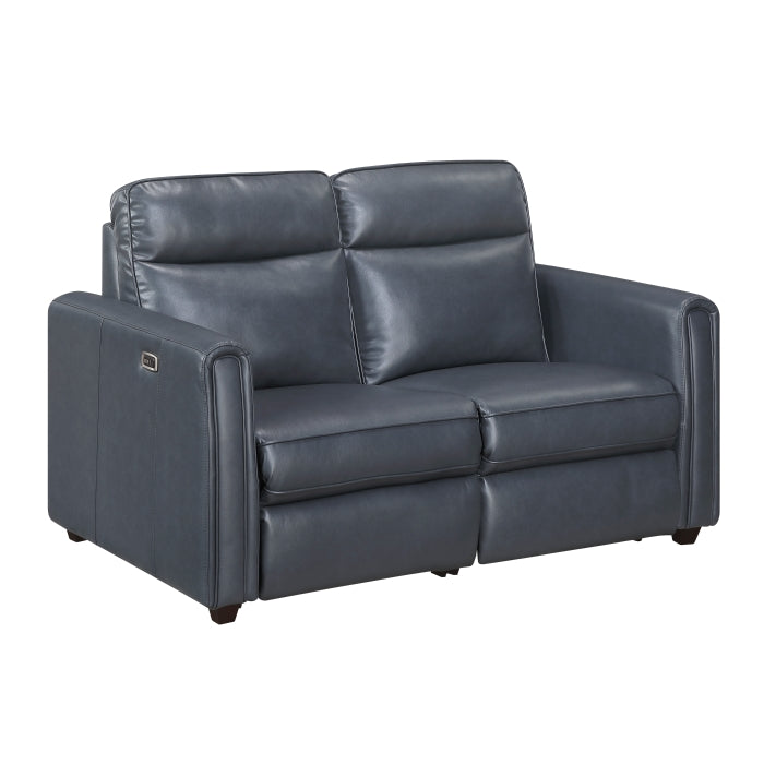 8368NVY*2PWA1 2pc Set: Sofa, Love (Power) - 8368NVY*2PWA1