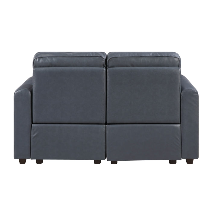8368NVY*2PWA1 2pc Set: Sofa, Love (Power) - 8368NVY*2PWA1