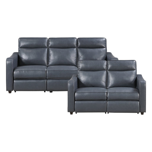 8368NVY*2PWA2 2pc Set: Sofa, Love (Power) - 8368NVY*2PWA2
