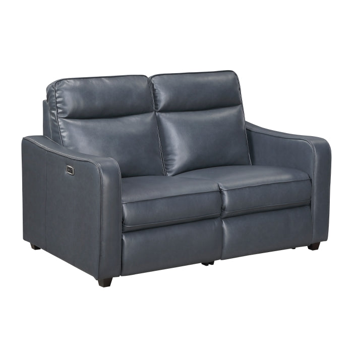 8368NVY*2PWA2 2pc Set: Sofa, Love (Power) - 8368NVY*2PWA2