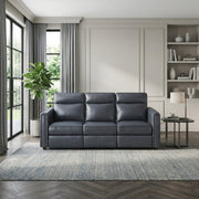 8368NVY-3A1PW* (5)Power Double Reclining Sofa with Rounded Track Arms - 8368NVY-3A1PW*
