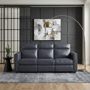 8368NVY-3A1PW* (5)Power Double Reclining Sofa with Rounded Track Arms - 8368NVY-3A1PW*