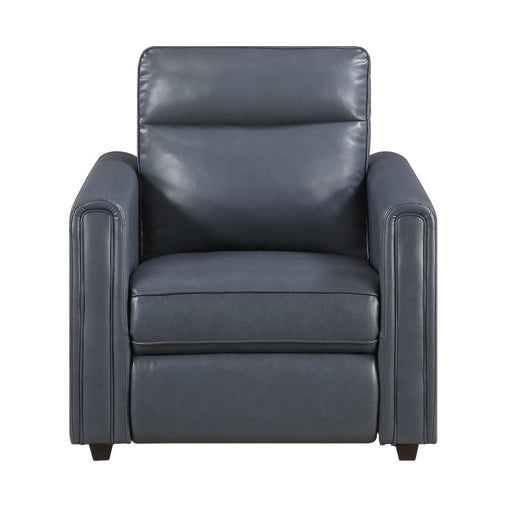 8368NVY-A1PW Power Reclining Chair with Rounded Track Arms - 8368NVY-A1PW