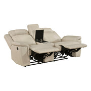 8379BEG*2 2pc Set: Sofa, Love - 8379BEG*2