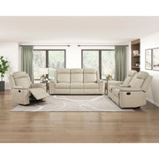 8379BEG-3 Double Reclining Sofa - 8379BEG-3