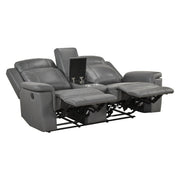 8379DGY*2 2pc Set: Sofa, Love - 8379DGY*2