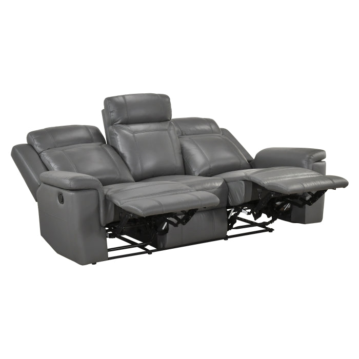 8379DGY-3 Double Reclining Sofa - 8379DGY-3