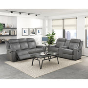 8379DGY-3 Double Reclining Sofa - 8379DGY-3
