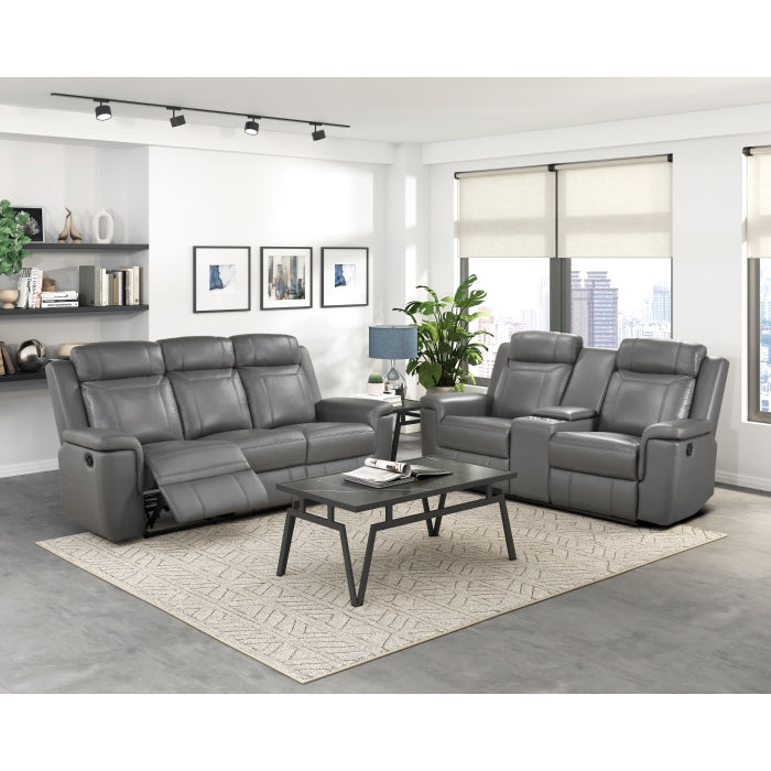 8379DGY-3 Double Reclining Sofa - 8379DGY-3