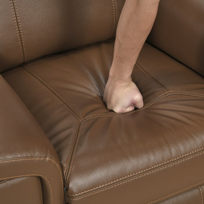 8379TBR-2 Double Reclining Love Seat with Center Console and Receptacles - 8379TBR-2