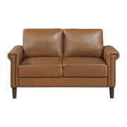 8389BRW*2 2pc Set: Sofa, Love - 8389BRW*2