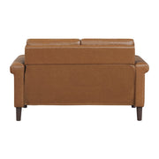 8389BRW*2 2pc Set: Sofa, Love - 8389BRW*2