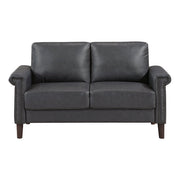 8389DGY*2 2pc Set: Sofa, Love - 8389DGY*2