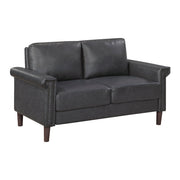 8389DGY*2 2pc Set: Sofa, Love - 8389DGY*2