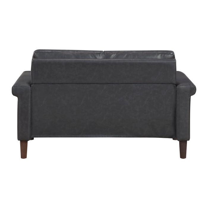 8389DGY*2 2pc Set: Sofa, Love - 8389DGY*2