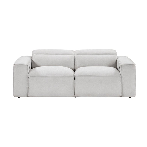 8414GRY-2PWH* Power Double Reclining Love Seat with Power Headrests - 8414GRY-2PWH*