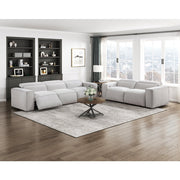 8414GRY-2PWH* Power Double Reclining Love Seat with Power Headrests - 8414GRY-2PWH*