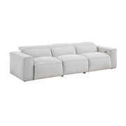 8414GRY-3PWH* Power Double Reclining Sofa with Power Headrests - 8414GRY-3PWH*
