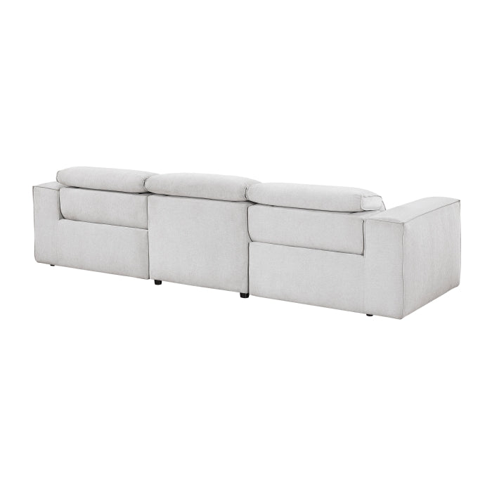8414GRY-3PWH* Power Double Reclining Sofa with Power Headrests - 8414GRY-3PWH*