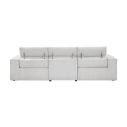 8414GRY-3PWH* Power Double Reclining Sofa with Power Headrests - 8414GRY-3PWH*