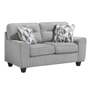 8416GY*2 2pc Set: Sofa, Love - 8416GY*2