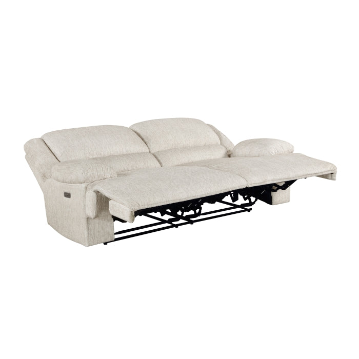 8424BE-3PW Power Double Reclining Sofa - 8424BE-3PW