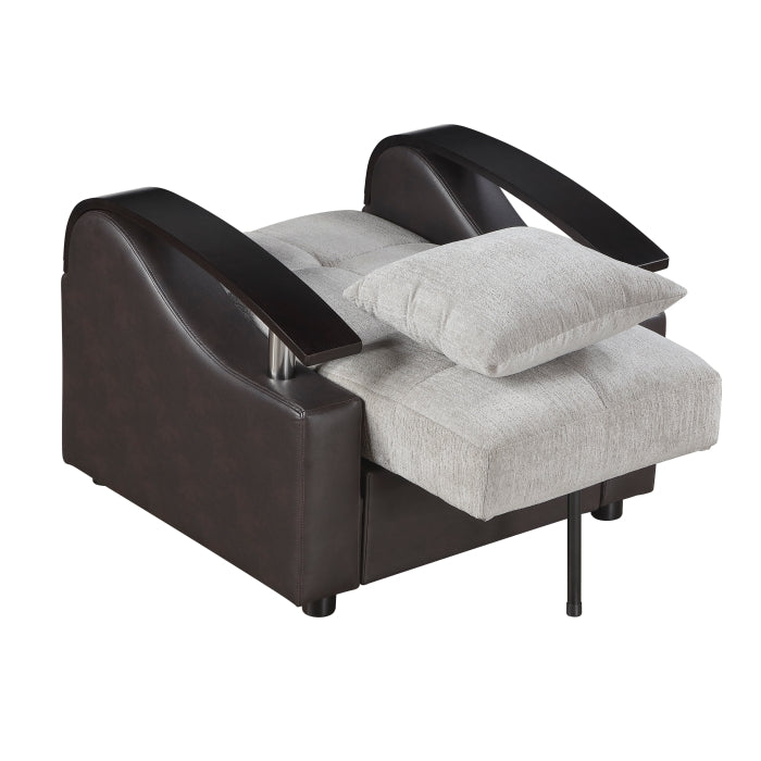 8429-1* (2)Chair with Pull-out Bed and Click Motion Back - 8429-1*